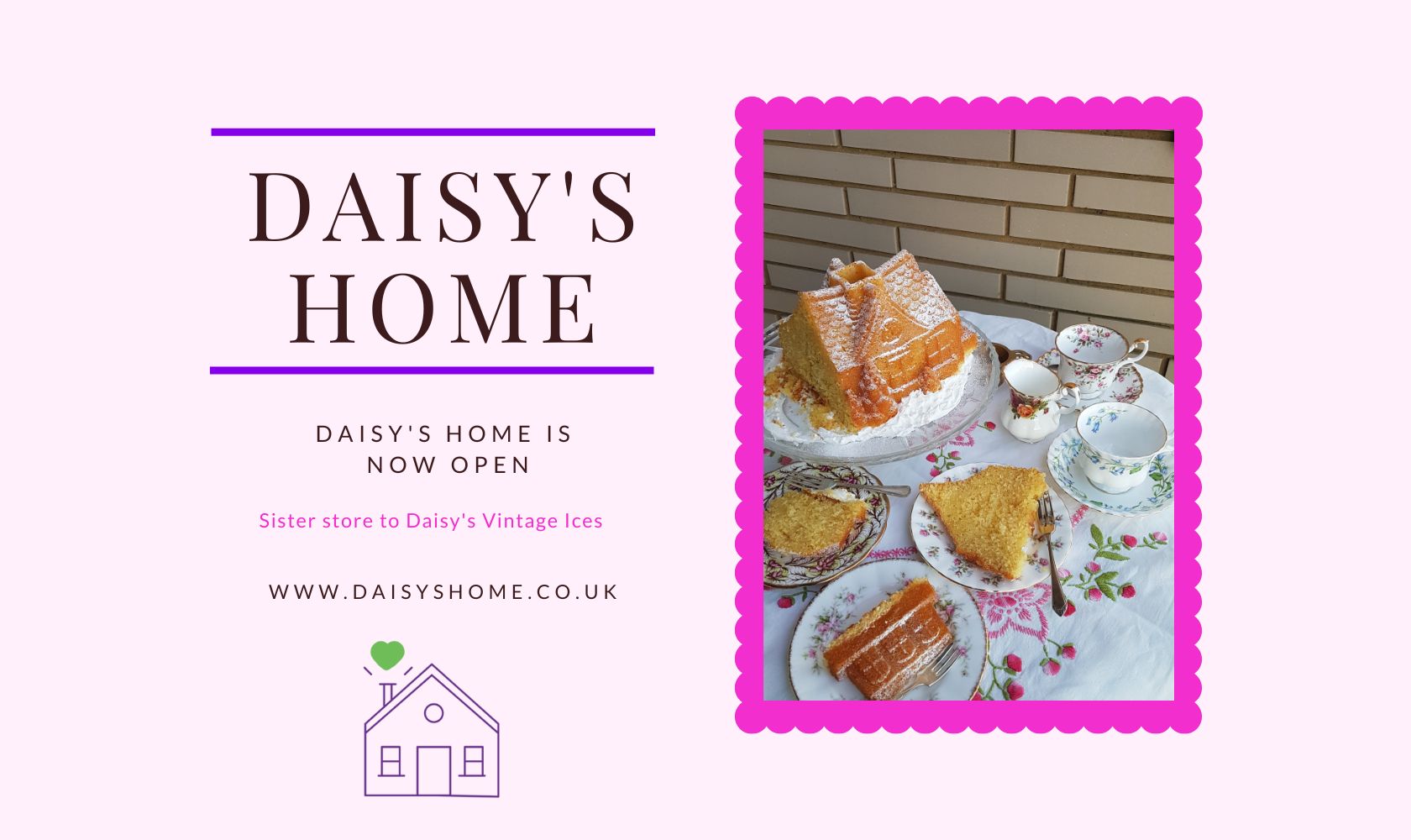 Daisy's home is now open selling sustainable reusable products for your home that last